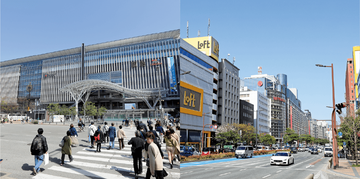 発展を続ける都市の躍動を身近にする暮らし。