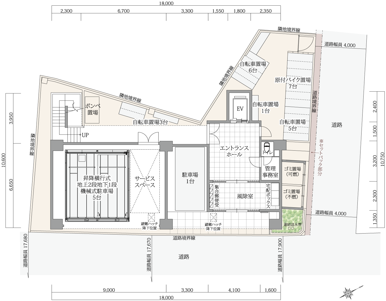 敷地配置図・平面図