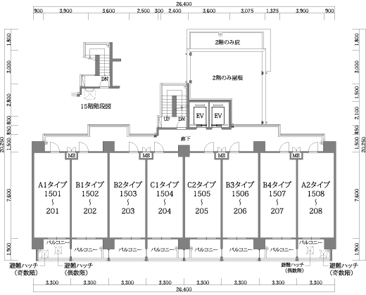 平面図 2F