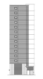 北側立面図