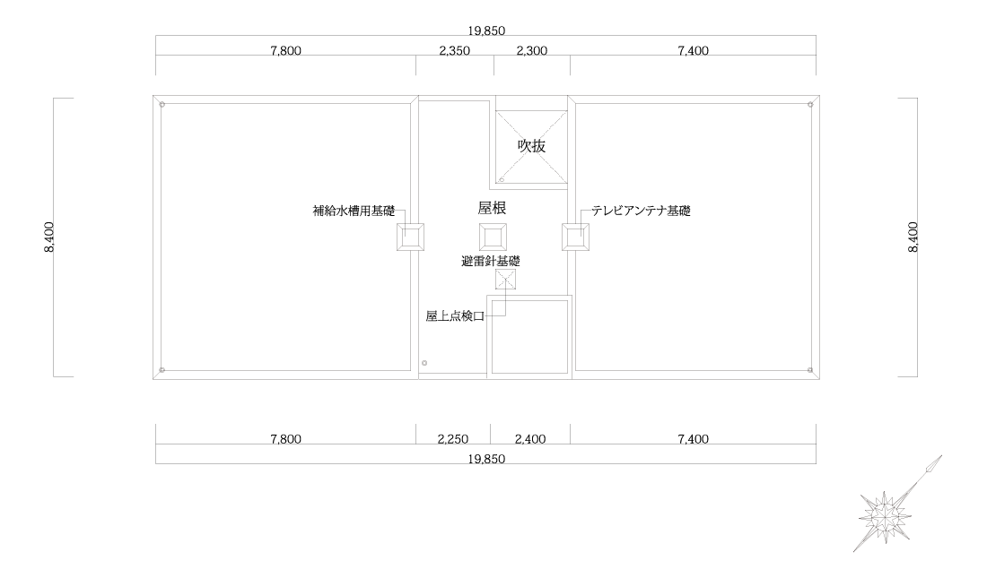 平面図 3F～15F