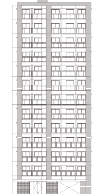 南側立面図