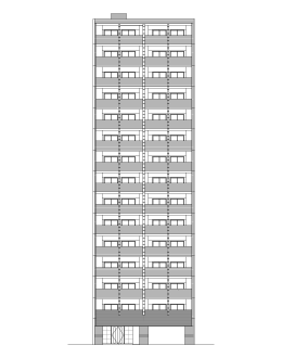 南東立面図